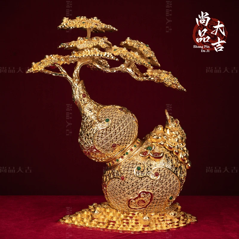 『大财葫芦』珐琅彩工艺品摆件乔迁送礼国风高端礼品中式宝藏文创