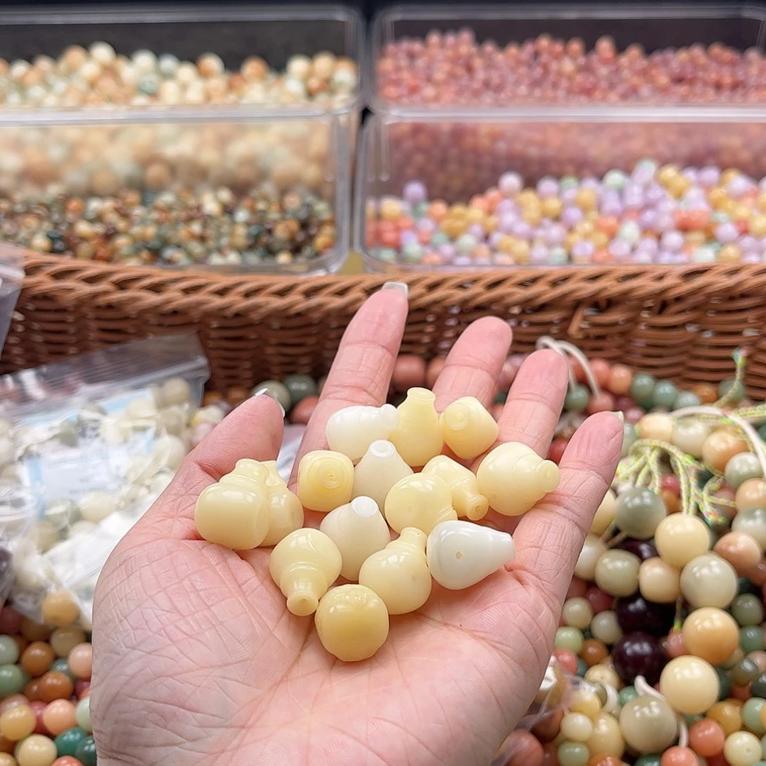 白玉菩提吊坠a/14mm/3颗