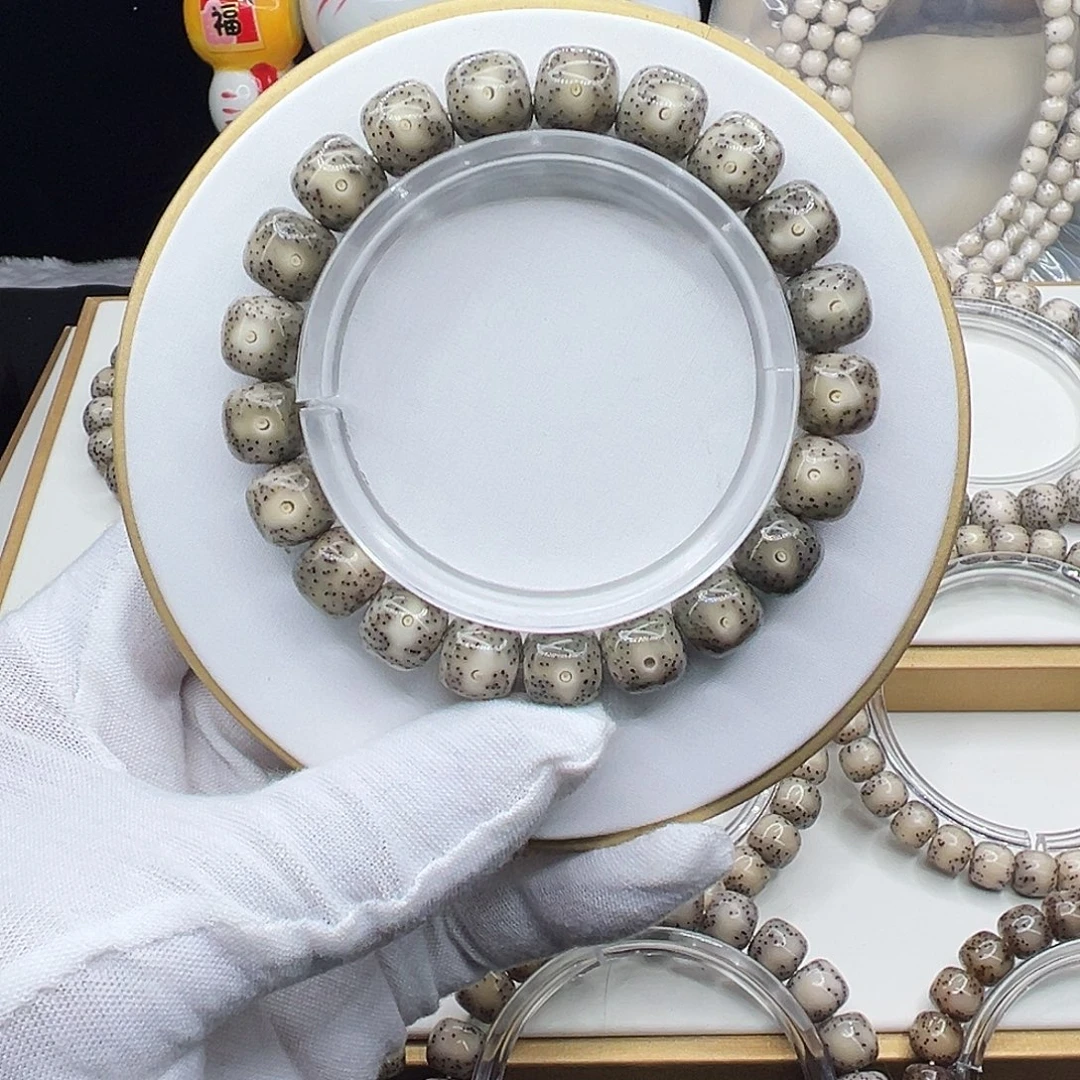 手串星月菩提绿冰糖11✖️10绿包白大眼睛