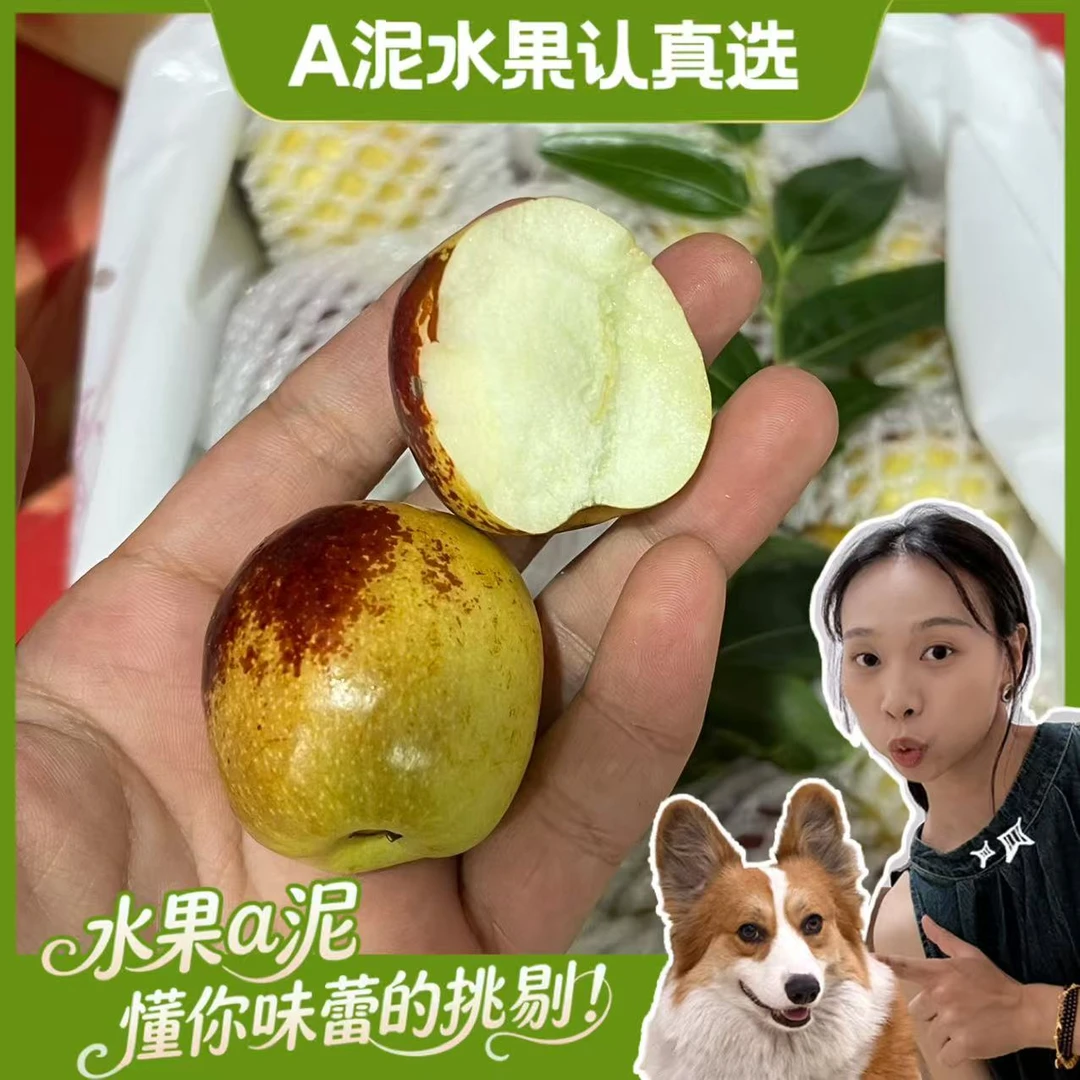 【次日达】陕西大荔“奢沐”冬枣脆甜化渣大果2斤礼盒装【坏果包赔+顺丰包邮】陕西省