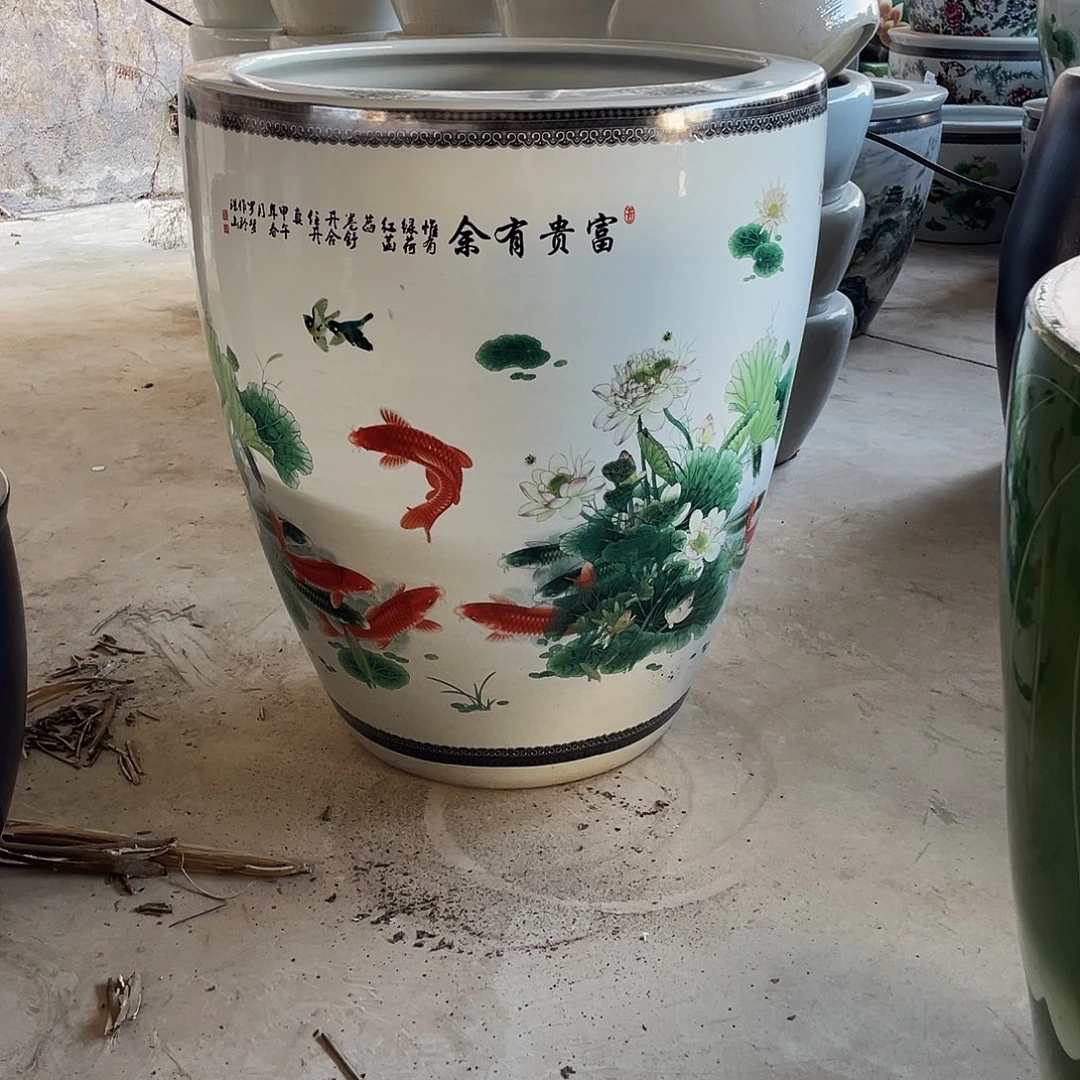 鹏****缸瓷器瓷器62高度63瓷器陶瓷