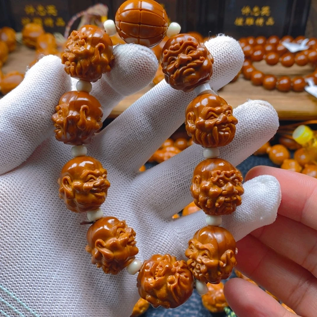 手串/手链橄榄核许忠英2.0×2.1欢喜十八罗汉（代表作）