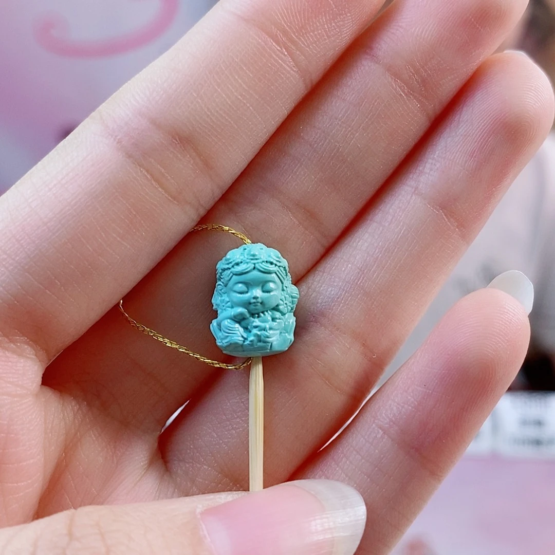 未镶嵌绿松石珠宝奇石