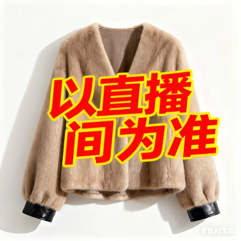 网红洋气女款皮草毛毛外套