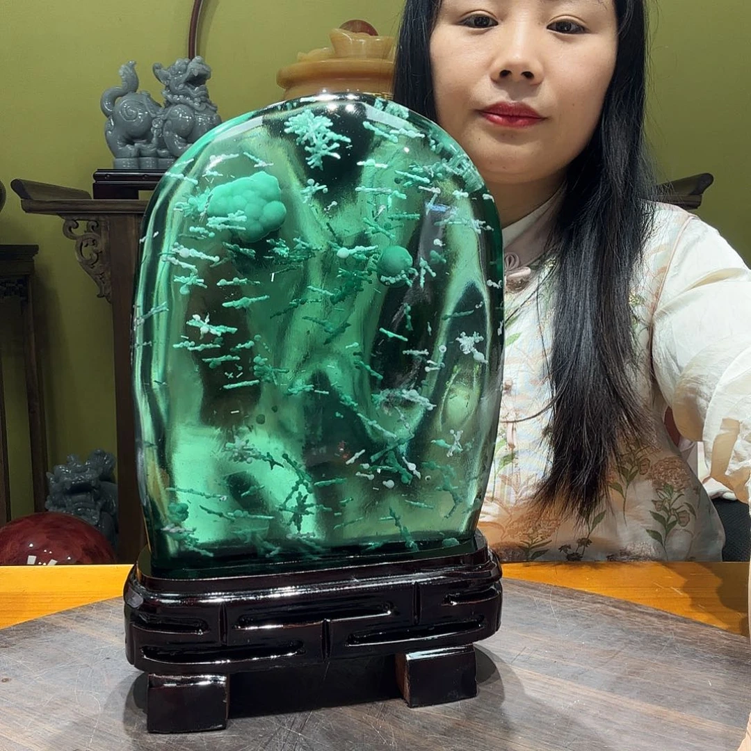 石材巴西绿摆件，，。。。。