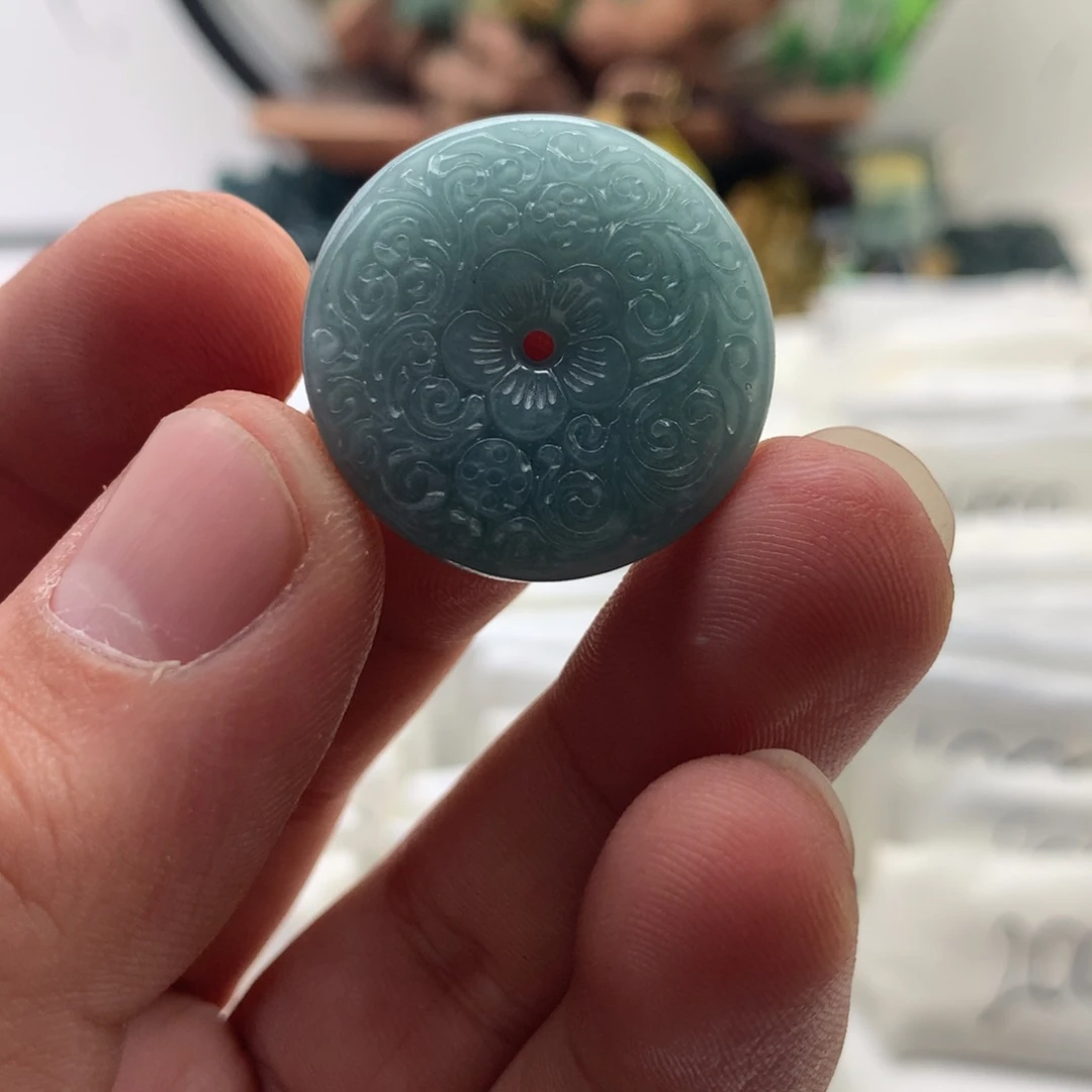 颈饰未镶嵌翡翠扣子