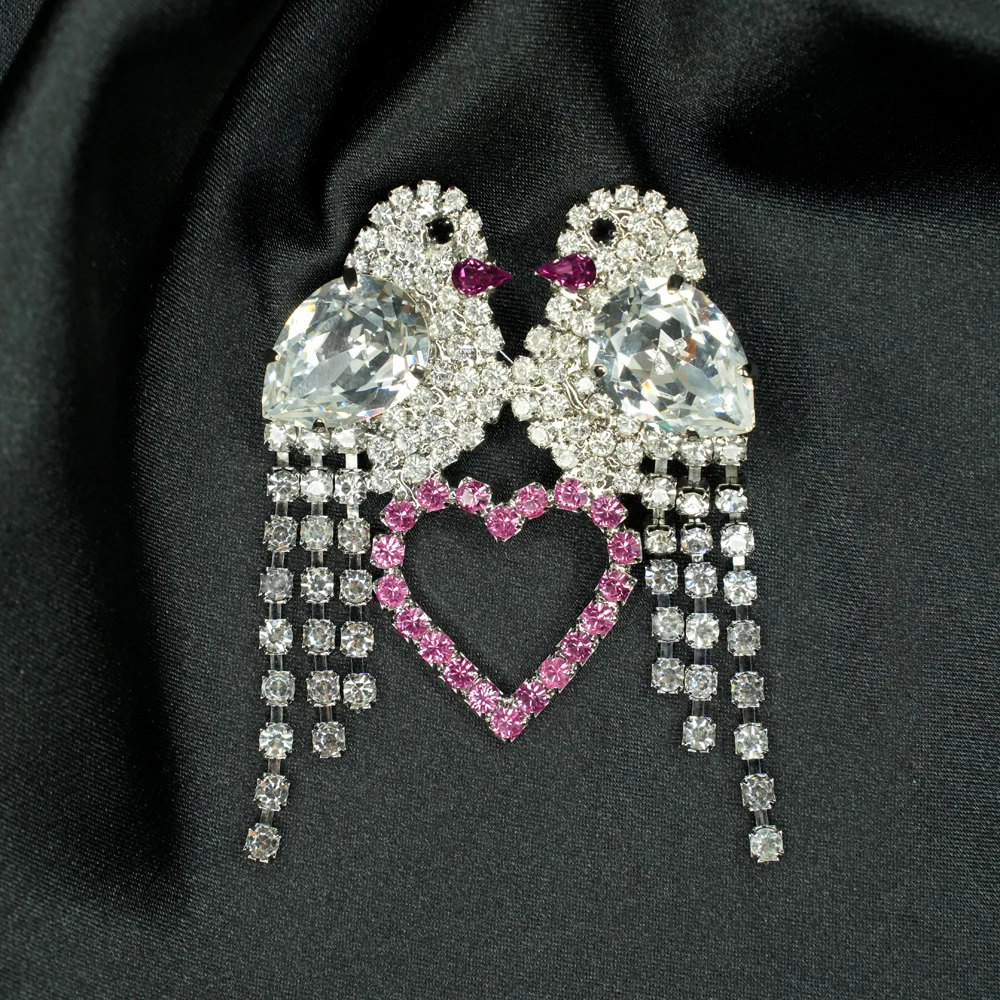 B&W90年代藏级图册款爱情鸟胸针[2502111-080]