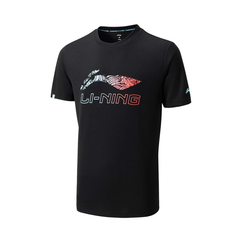 李宁25新品羽毛球系列夏季舒适男女款凉爽速干短袖文化衫AHSV055