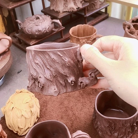 茶壶紫砂明**仁全手工制作的手工制作的手工制作