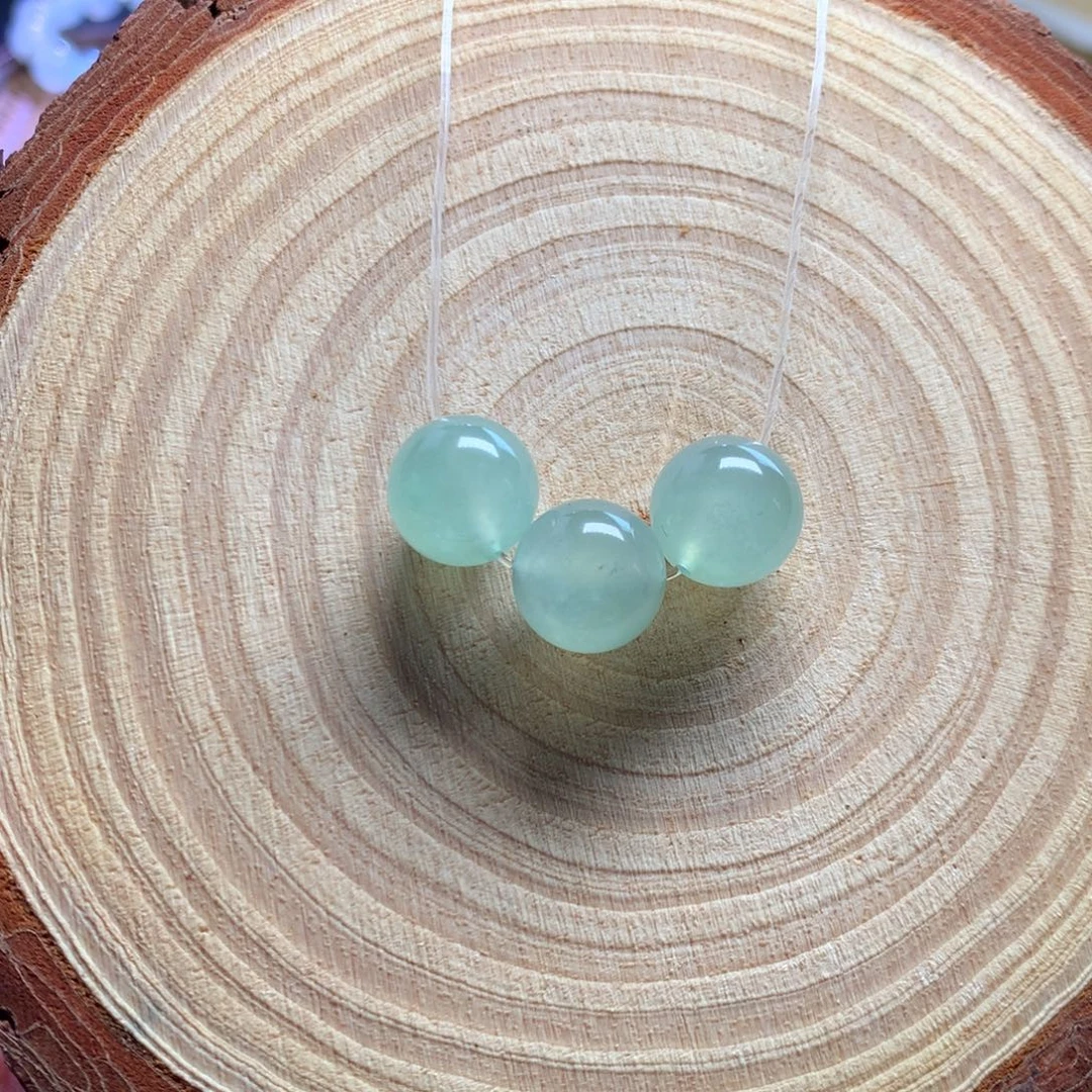 未镶嵌手链翡翠12.5mm 单颗价格