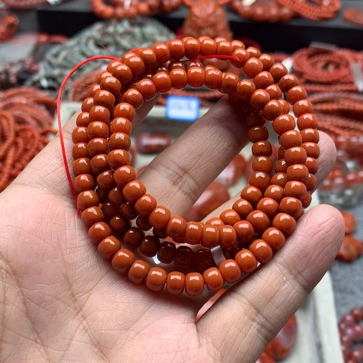 未镶嵌手串南红玛瑙6m m