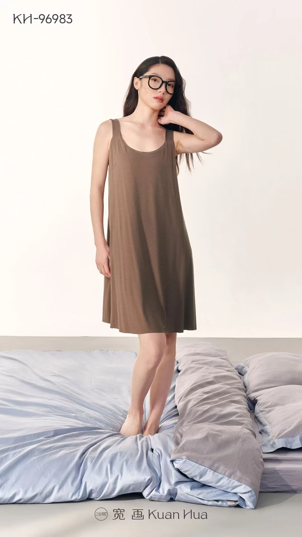 宽画25年春夏新款家居服睡裙96983