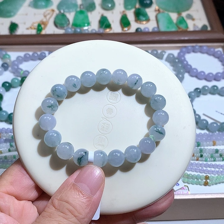 翡翠未镶嵌手串30