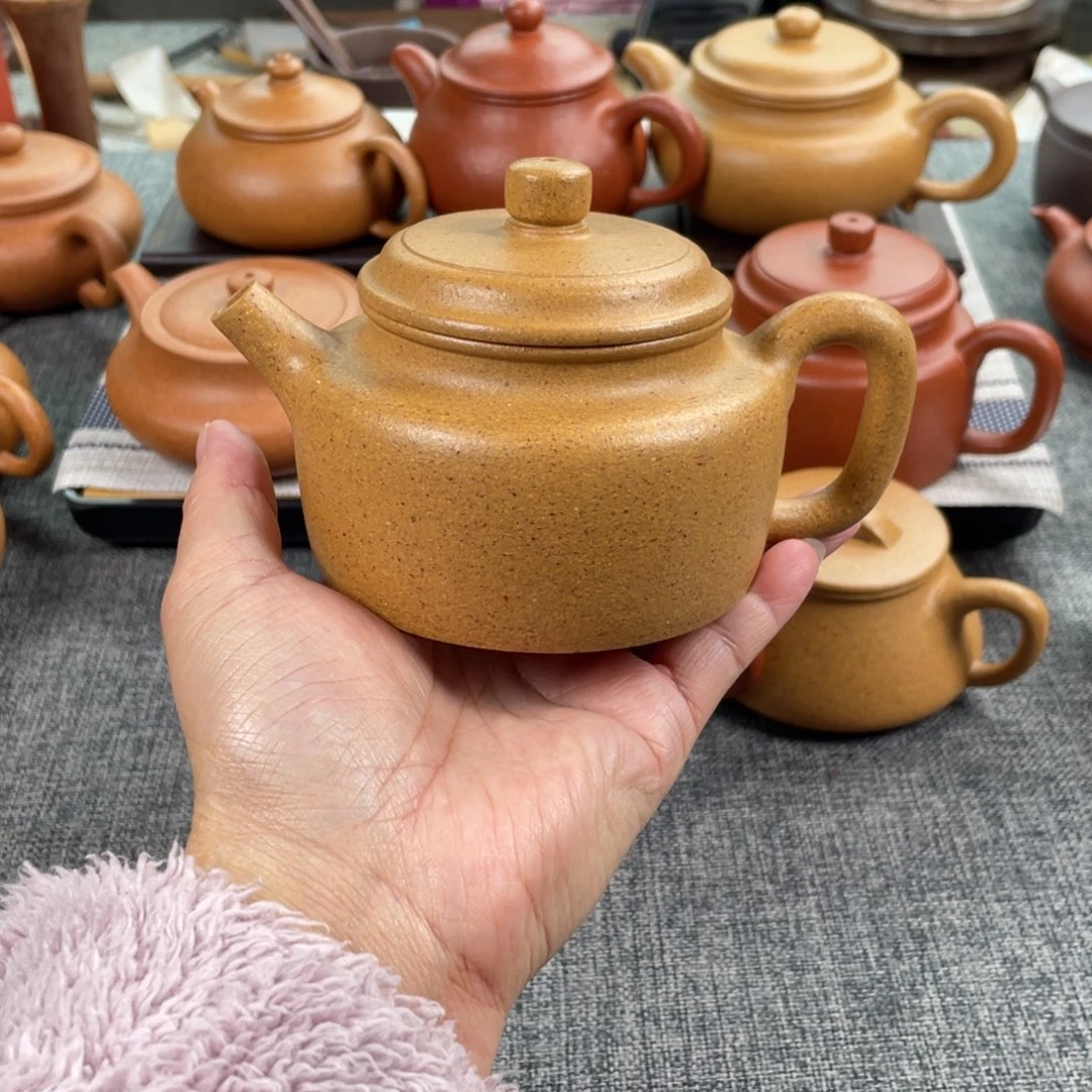 紫砂茶壶黄金段德钟全手30目230