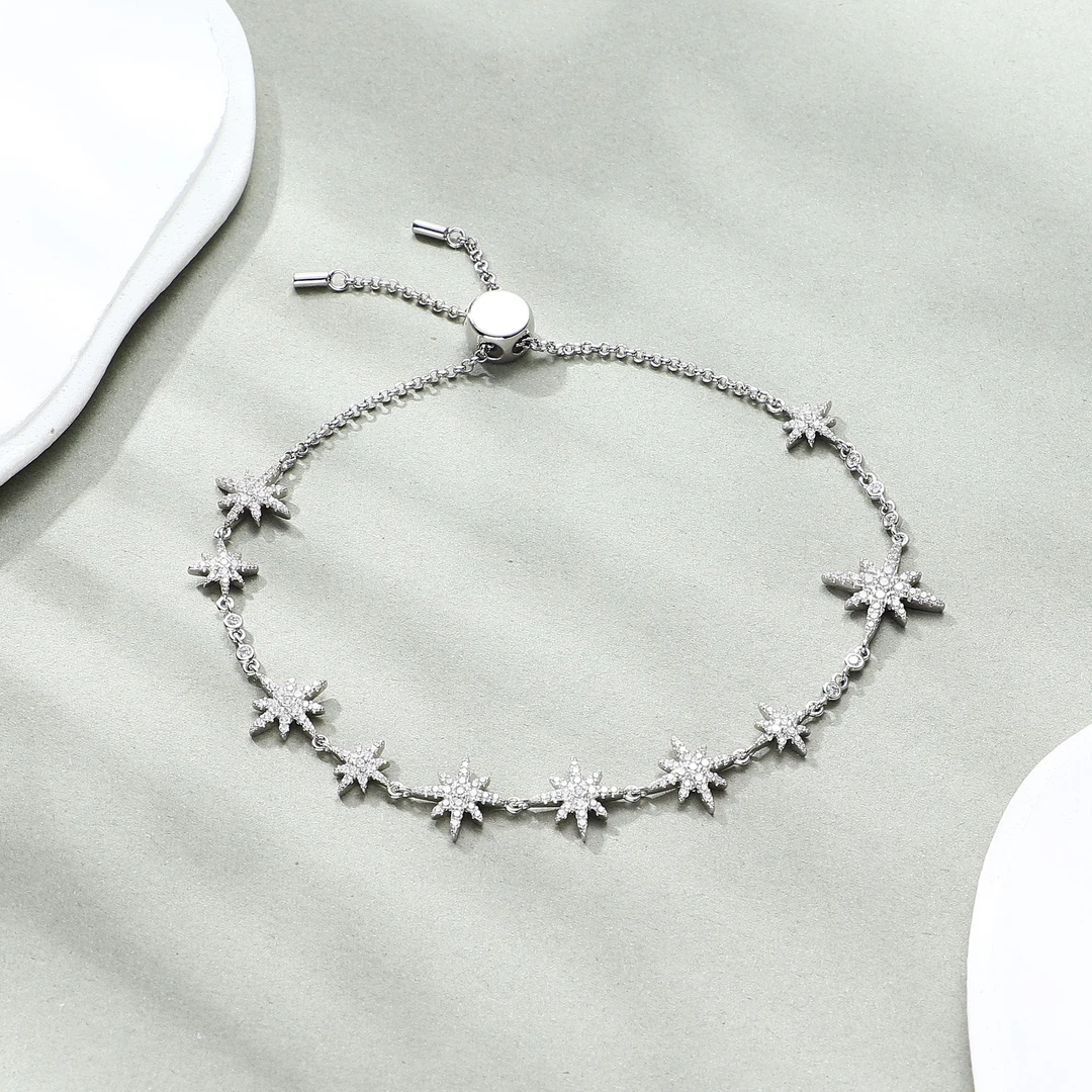 Tender Jinger 铜合金手链 六芒星手链气质时尚百搭