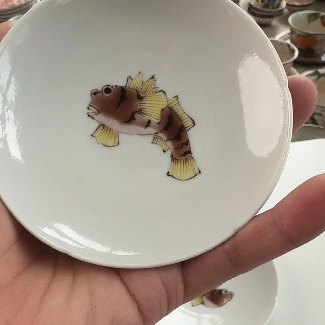 瓷片山田作家小碟