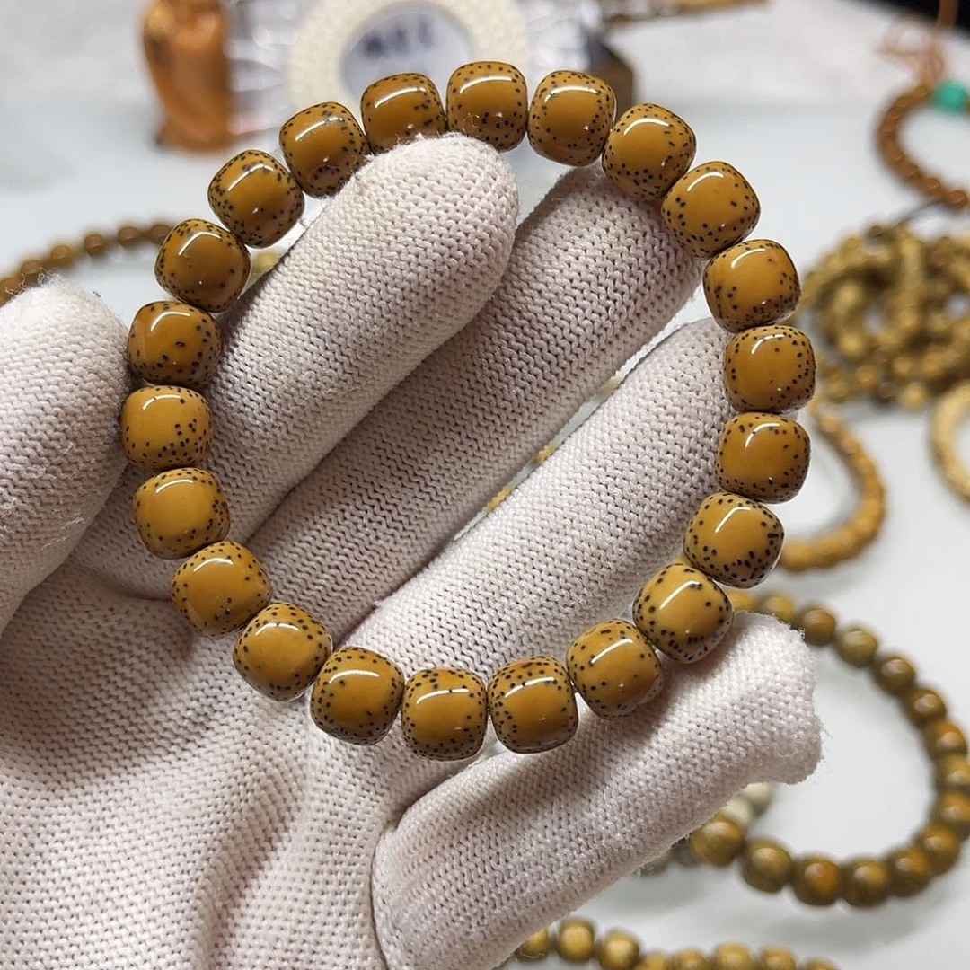 清***）星月菩提手串侧留白10×9老料