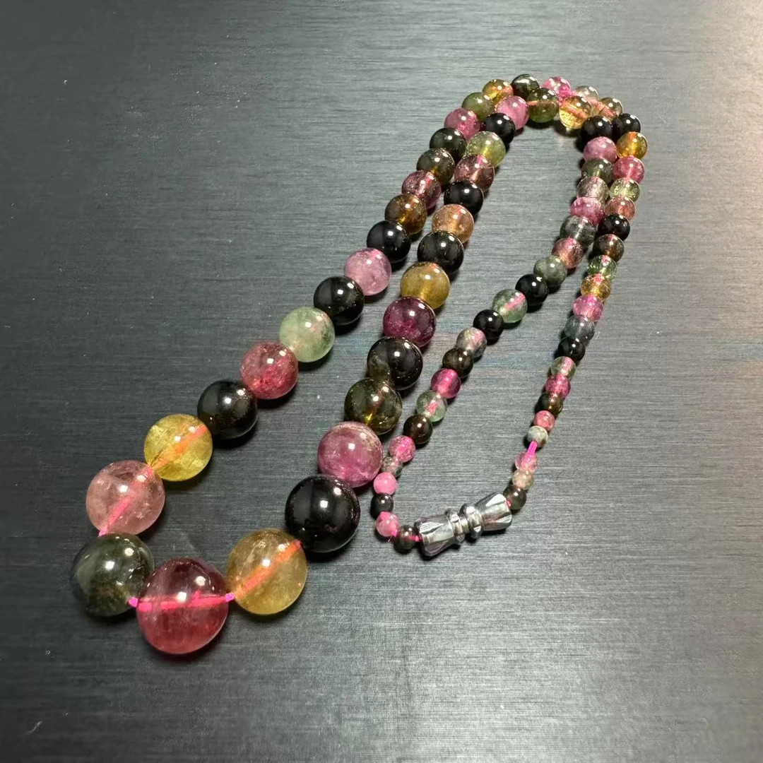 【云上苏苏】 D1013 高货碧玺塔链 多样性发其一