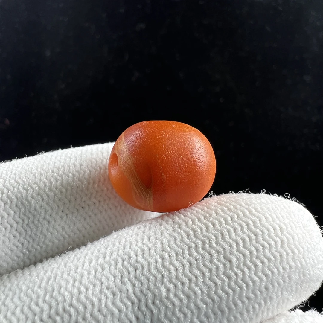 R3528天然原矿蜜蜡 老蜡枣珠 14*16mm抖音基地质检发