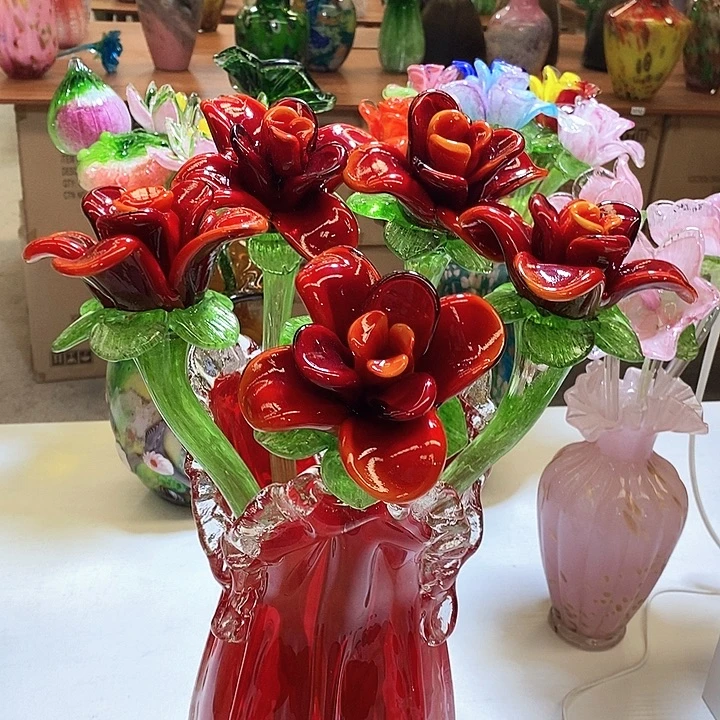玫瑰花高45厘米宽12厘米