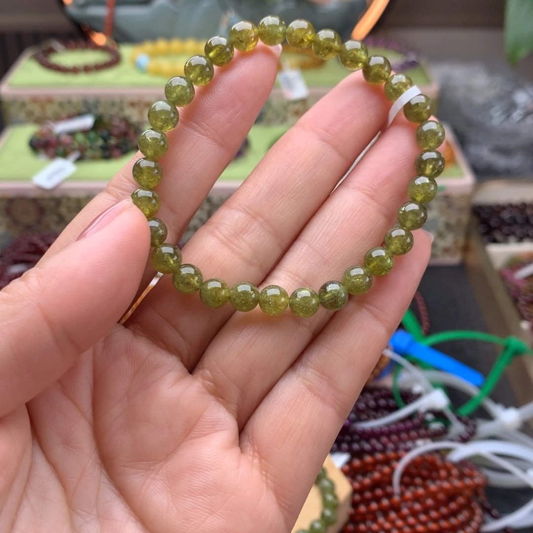 石榴石手串未镶嵌
