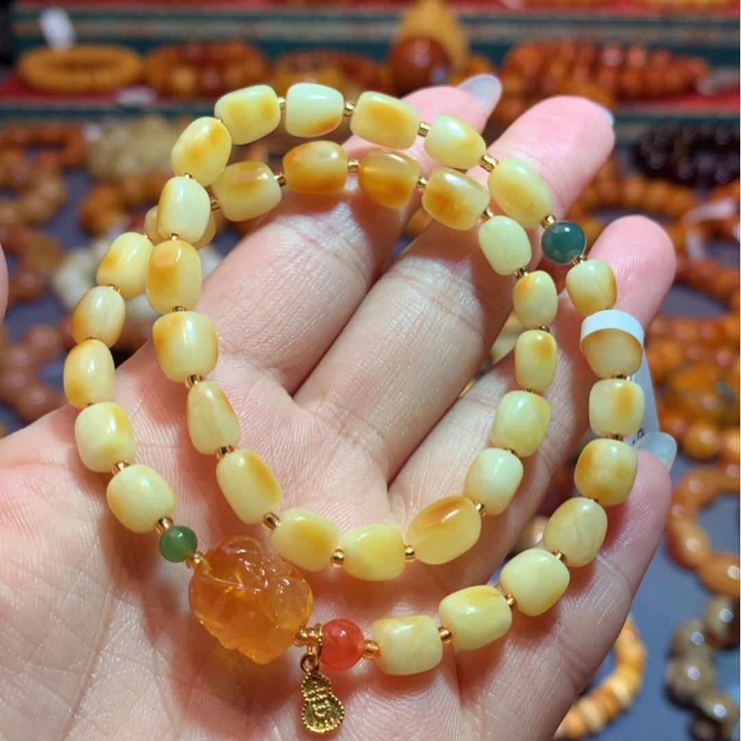 【闪购商品】未镶嵌蜜蜡手链蜜蜡手链