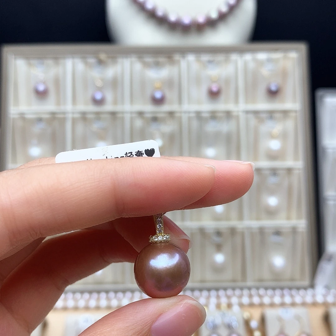 颈饰合金淡水珍珠