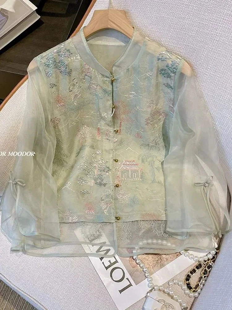 仓k-4542时尚国风上衣