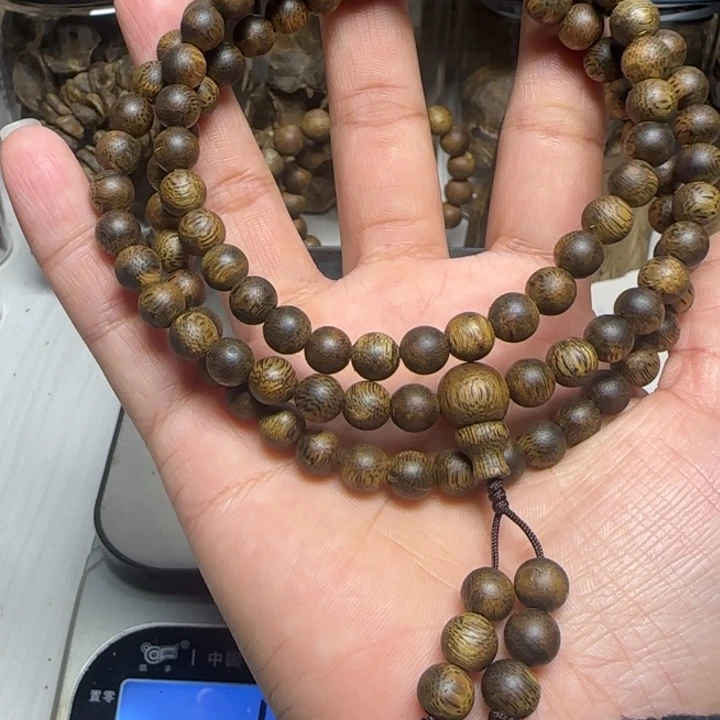 木冷*奇楠老乌身多圈珠