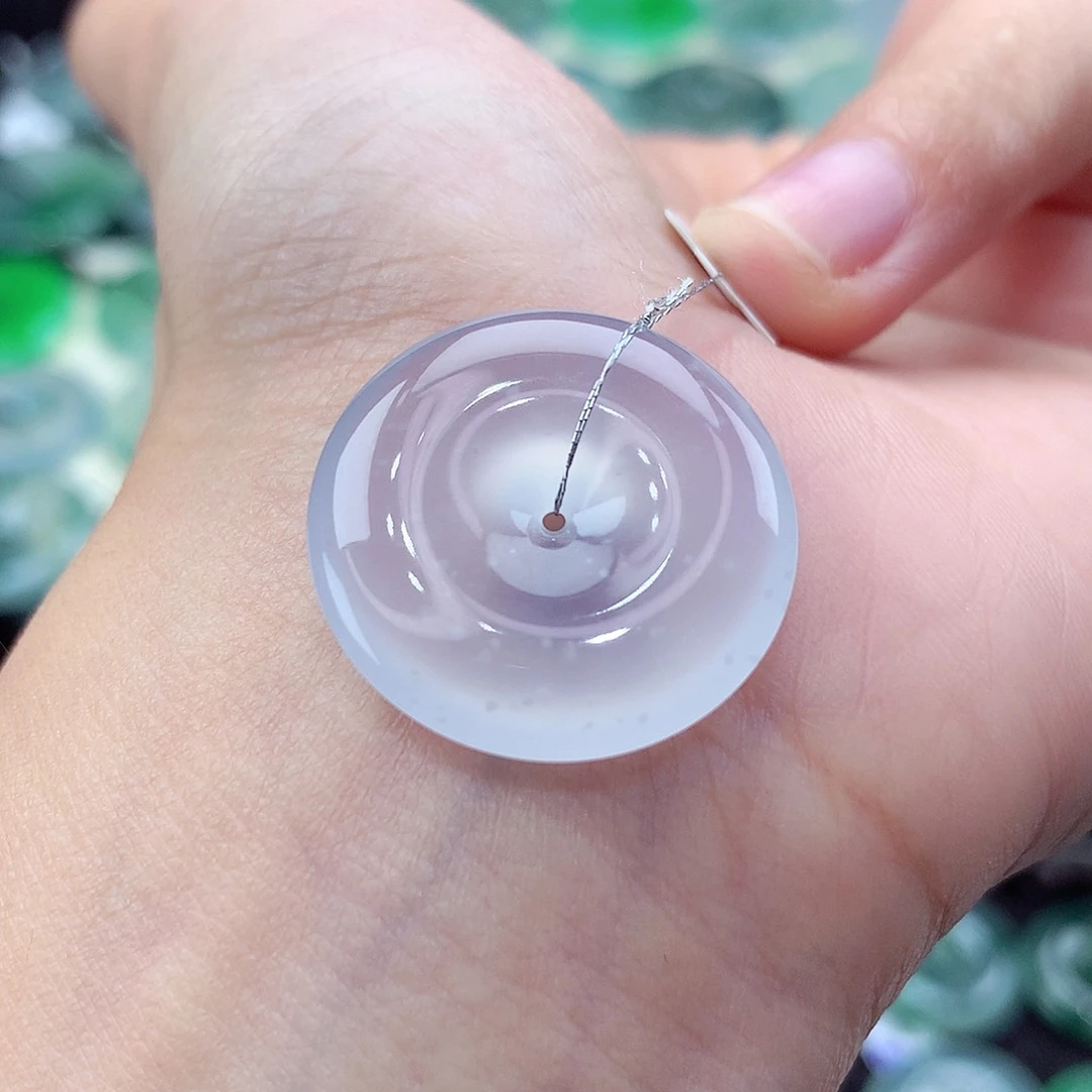 颈饰未镶嵌翡翠编号78。尺寸23.2-5