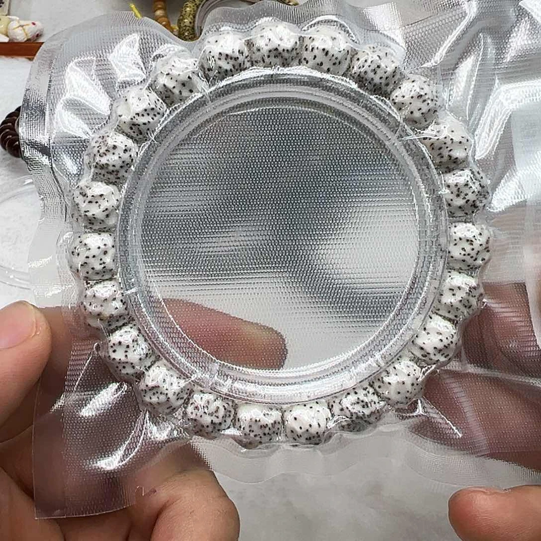 星月菩提手串66卓越原脂白星月菩提单圈无相10