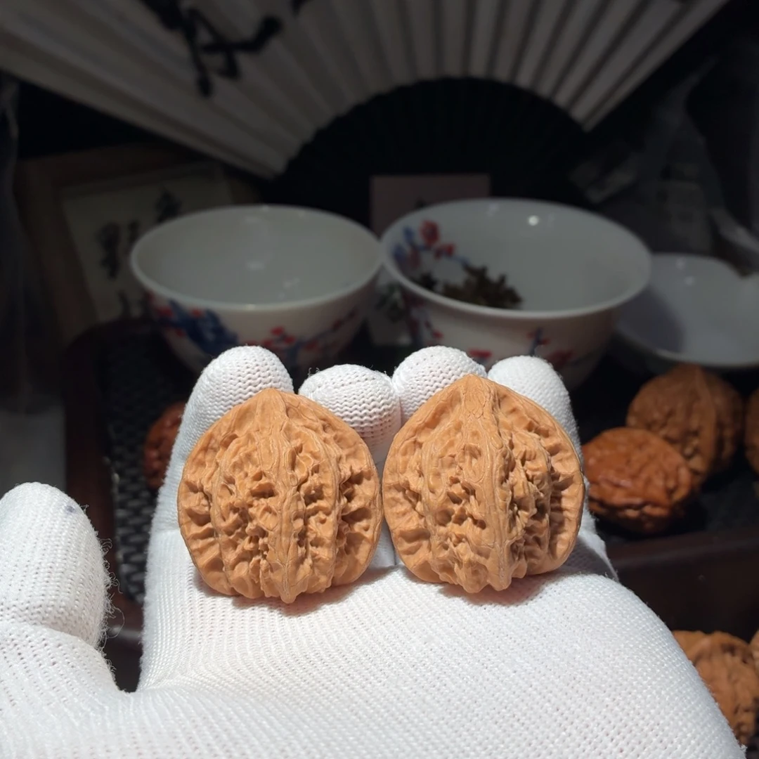 文玩核桃吊坠火焰