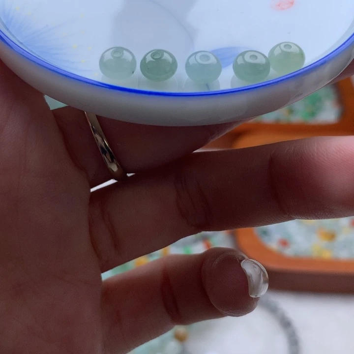 翡翠散珠鼓珠一手