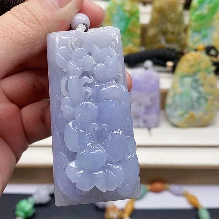 颈饰未镶嵌翡翠翡翠A货