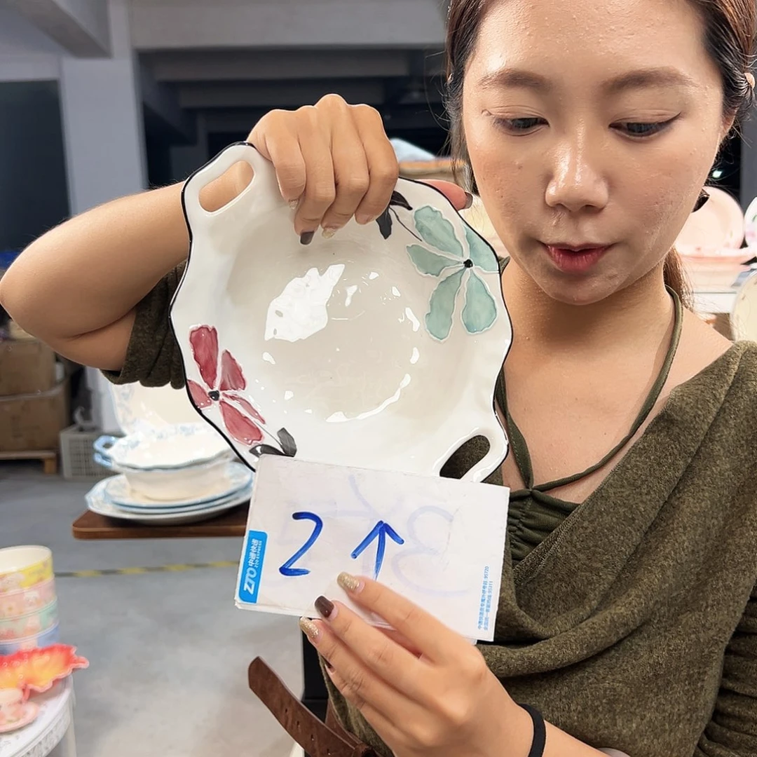 潮州陶瓷微瑕源头工厂7寸