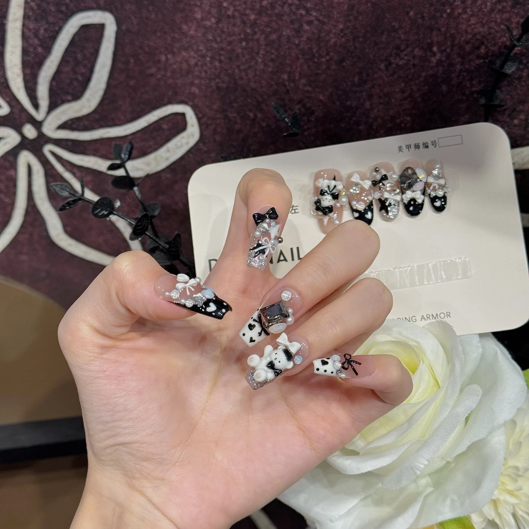 丹蜜琳【涉谷黑妹】 纯手工轻奢高级穿戴甲