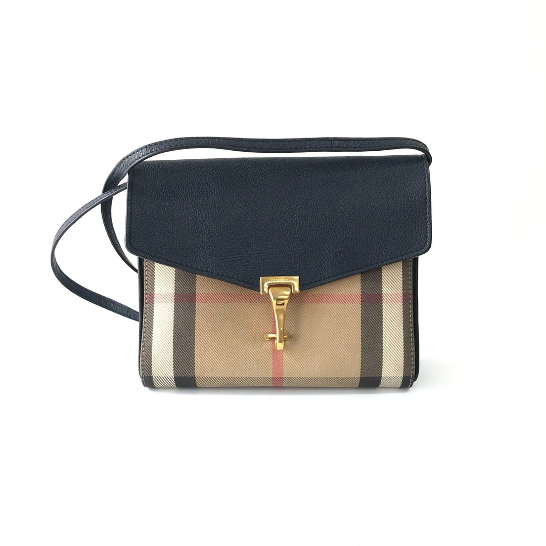 95新 BURBERRY/博柏利 安洁利严选 巴宝莉格纹单肩包 WHZ501096H