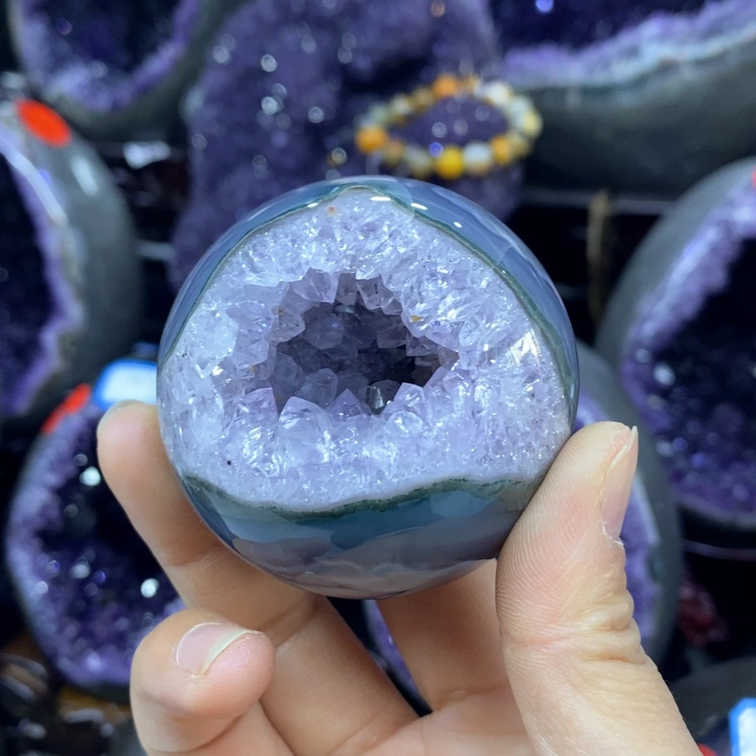 紫晶摆件未镶嵌莹