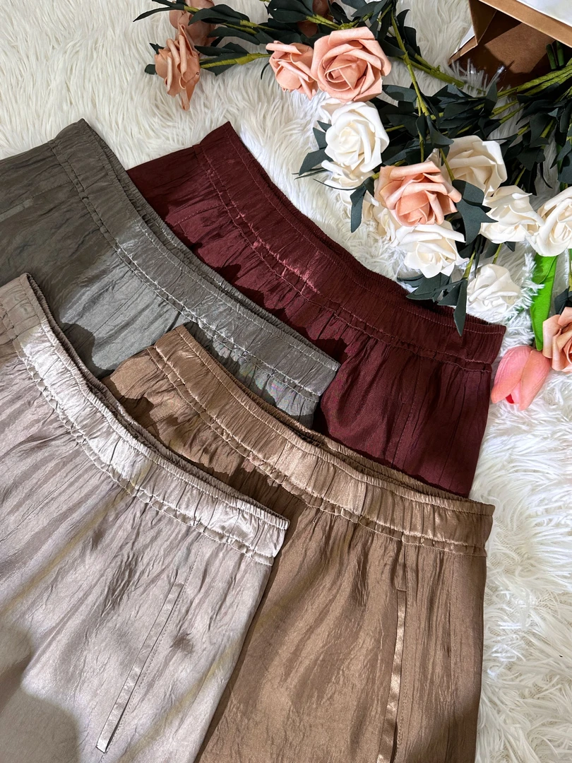 L100纯醋酸香蕉裤2025女裤高腰显瘦垂感百搭凉凉裤春夏季