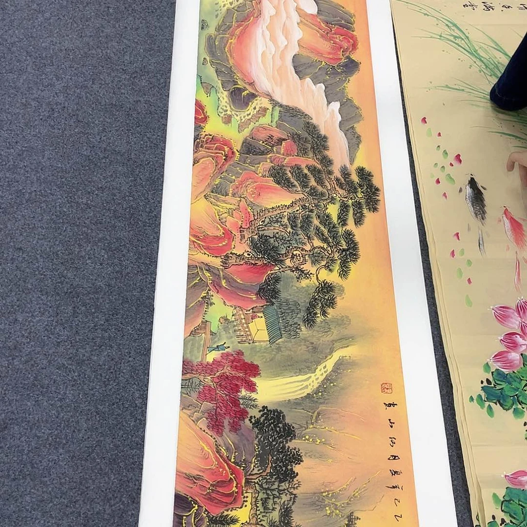 国画作品小姐姐放漏…