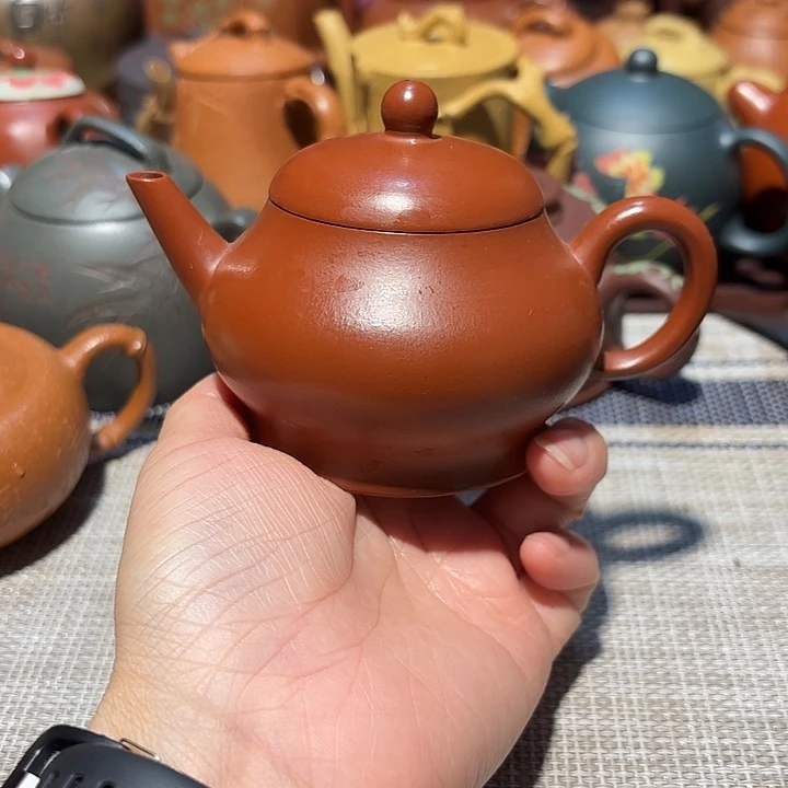 紫砂茶壶原矿宜兴紫砂微瑕