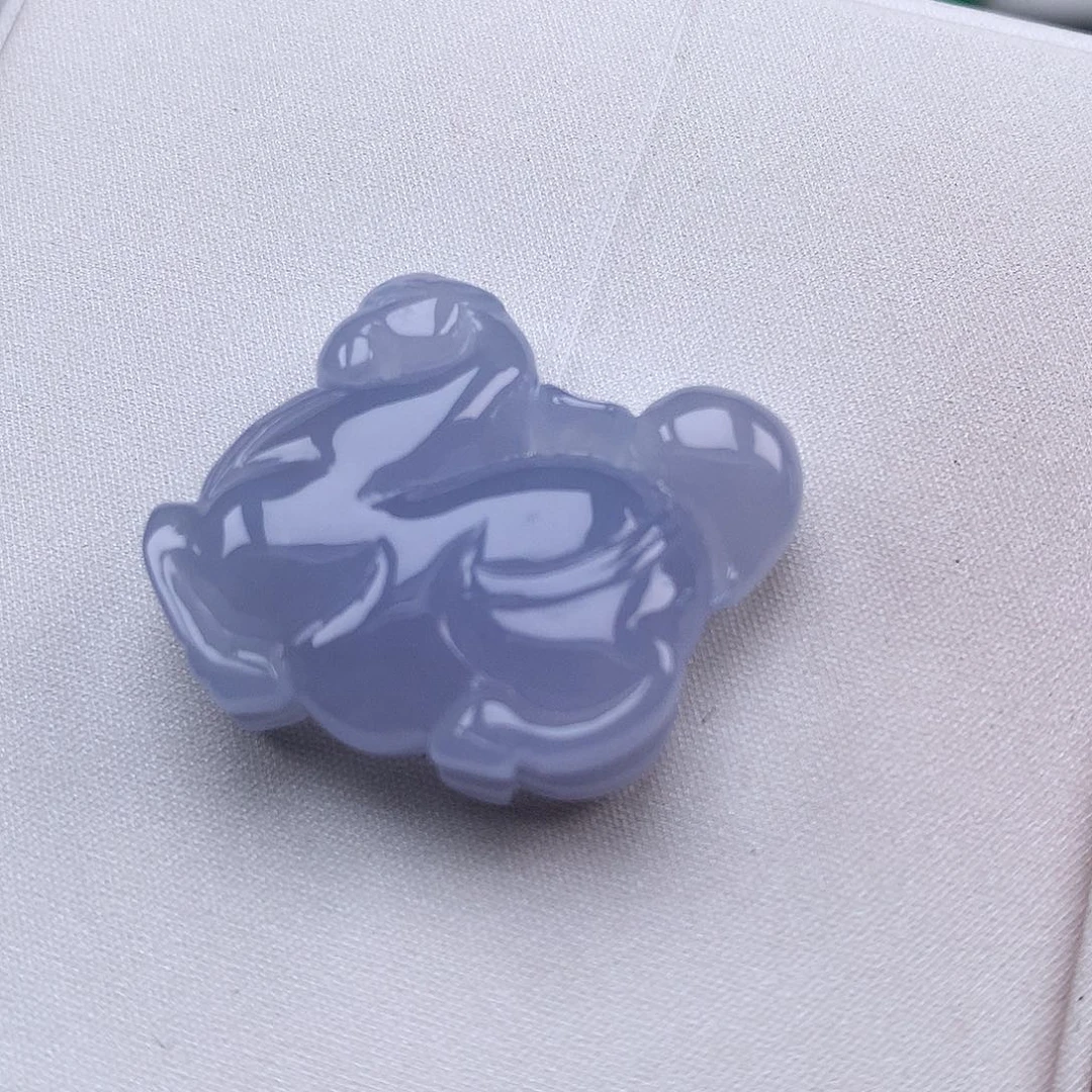 翡翠未镶嵌颈饰马到成功