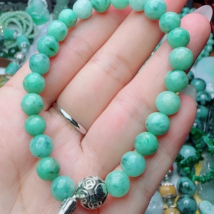 翡翠未镶嵌颈饰天然A货22