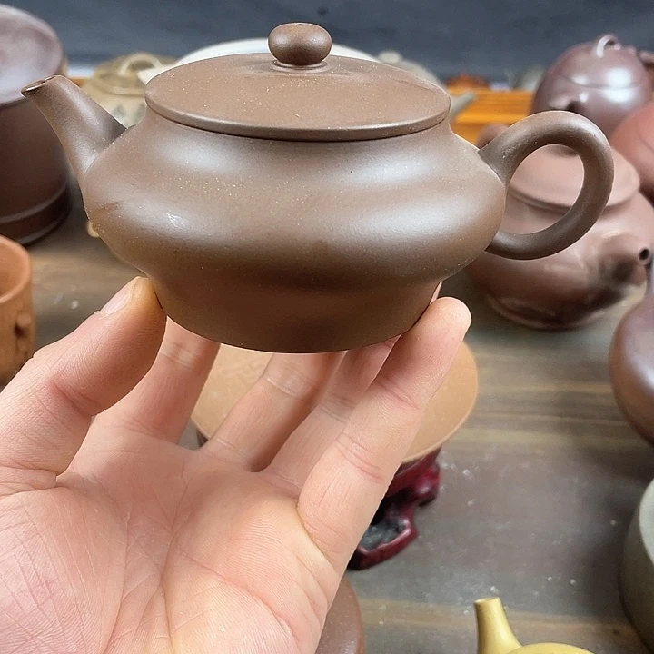 紫砂茶壶处理一把