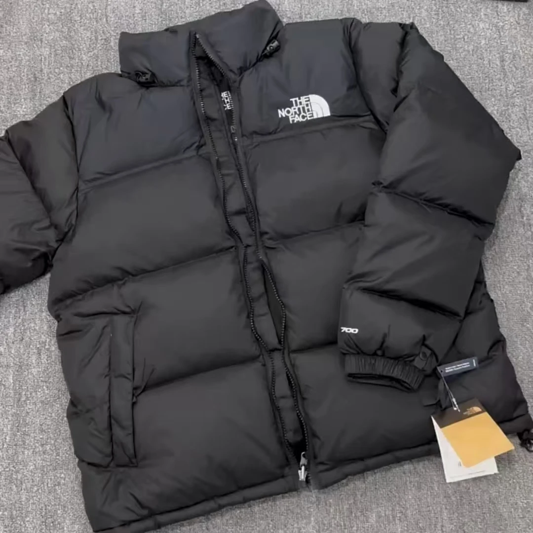 北棉美版1996男女同款休闲运动羽绒服芯片立领防寒防风情侣面包服