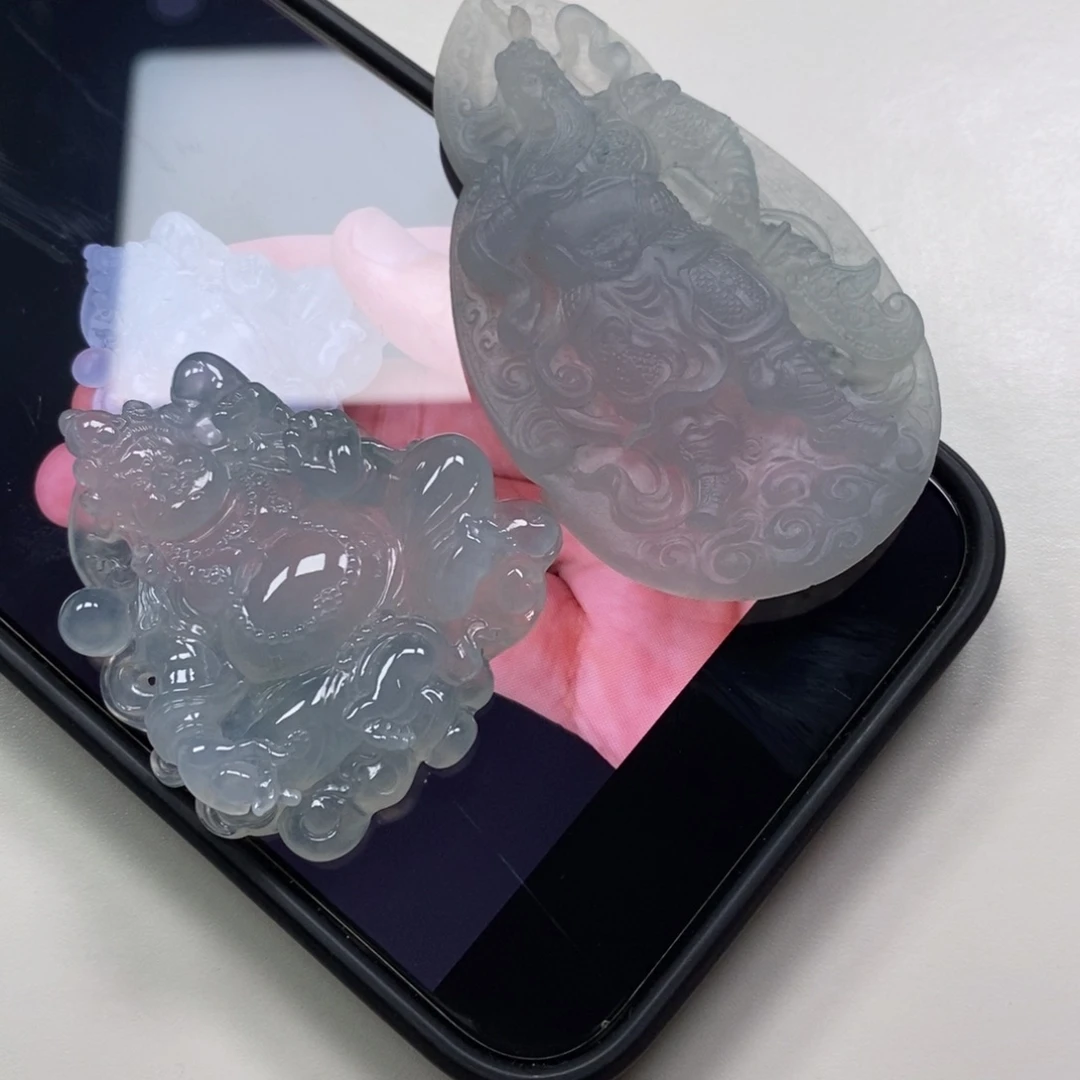 定制翡翠未镶嵌客服链接勿拍