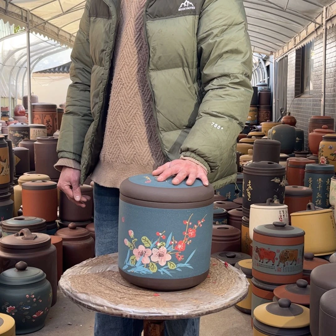 紫砂茶叶罐8 饼茶叶罐