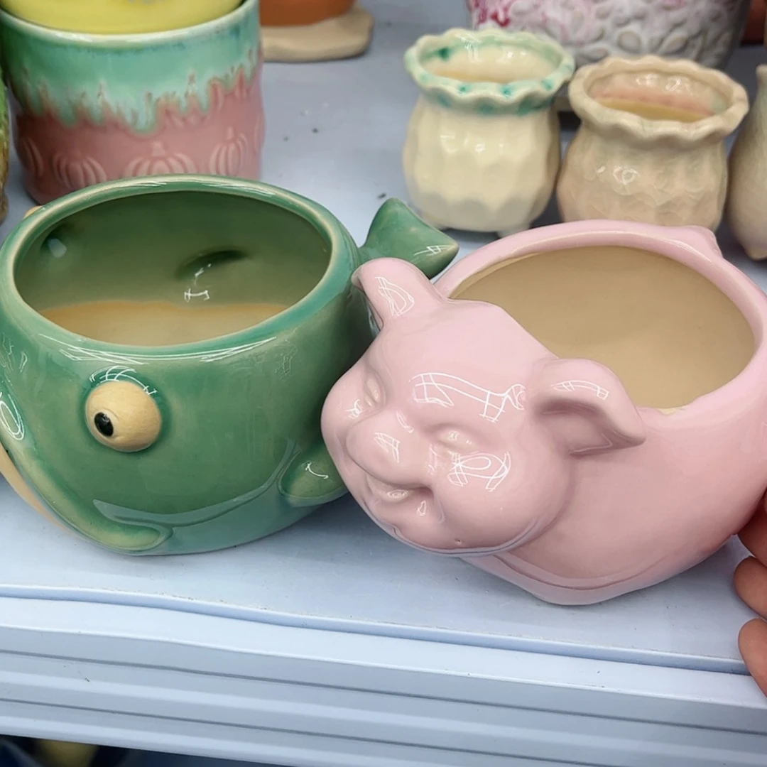 【闪购商品】陶瓷多肉绿植陶瓷花盆