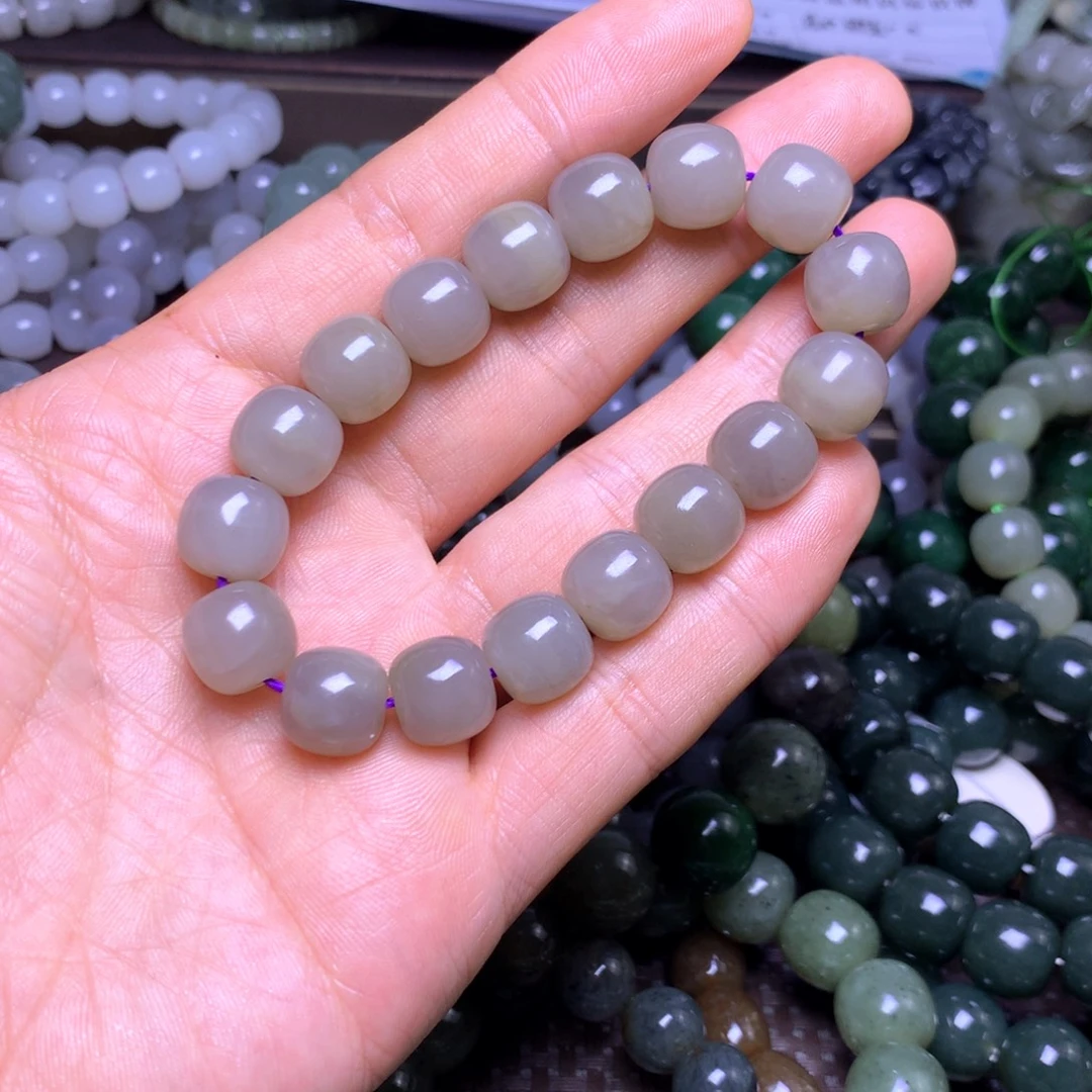 和田玉未镶嵌手串12