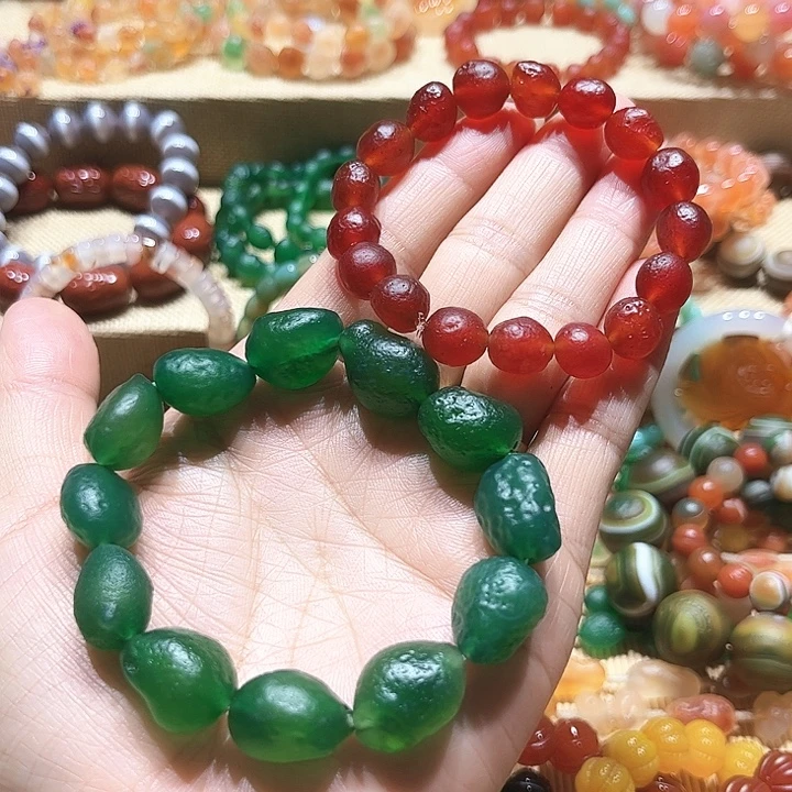 巴***龙玛瑙/玉髓未镶嵌手链